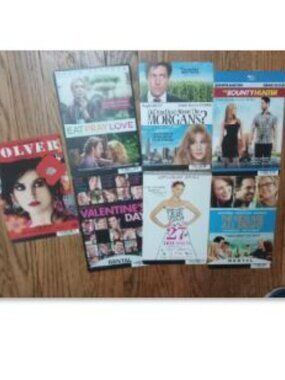 Blockbuster 8x5.5 Movie Backer Cards 10 Romance Drama Movie Posters